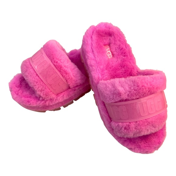 Ugg Women's Fluffita Clear Color: Carnation Size: 7 NWT. - Picture 8 of 14